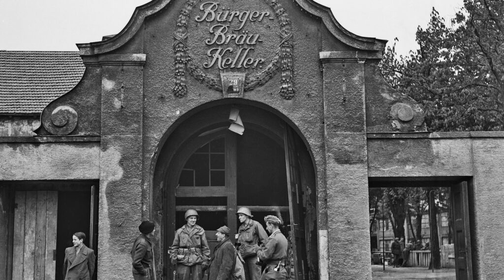 Conference Of Jews From Liberated Camps Held In Beer Hall Where Hitler ...