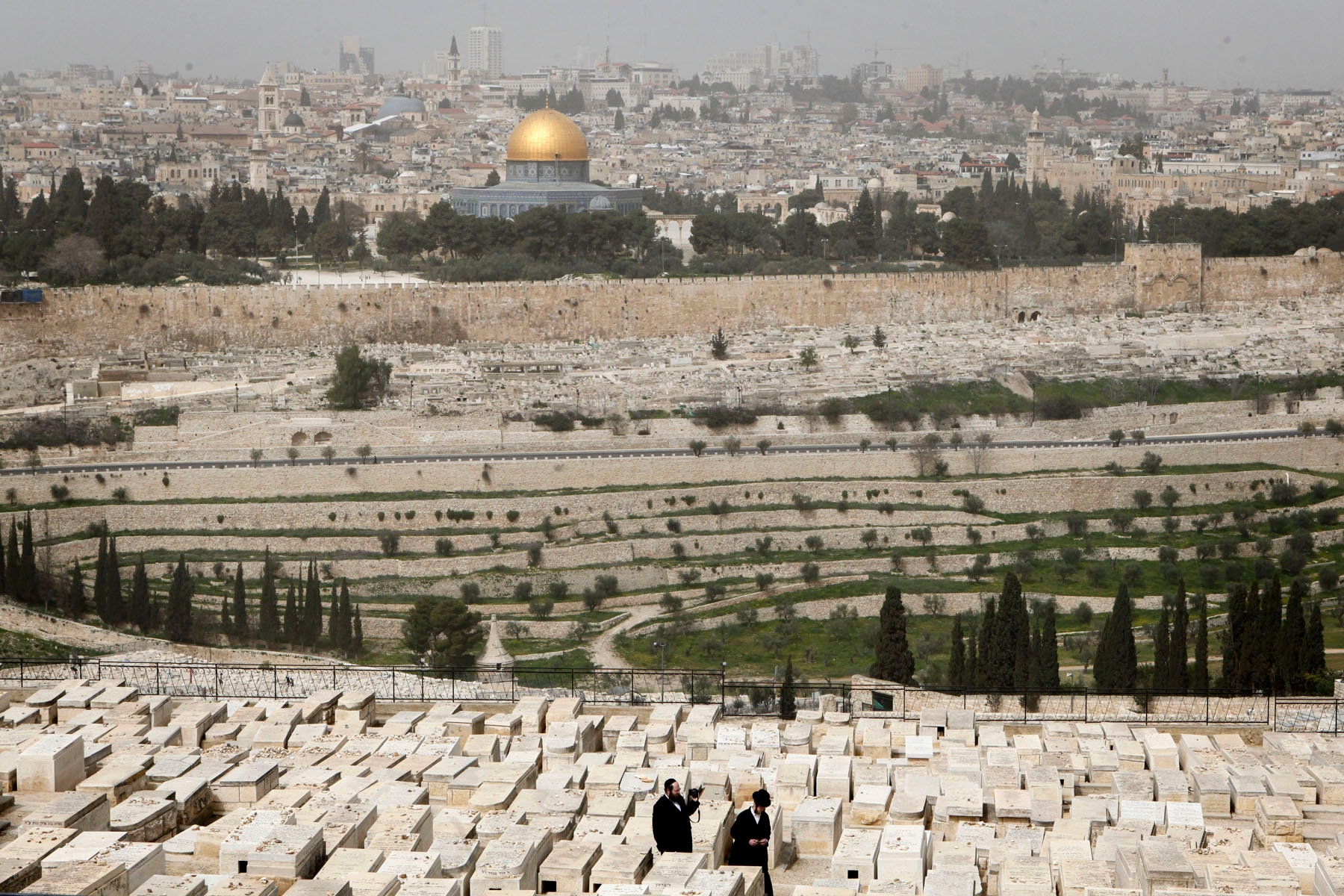 Иерусалим кладбище на масличной горе