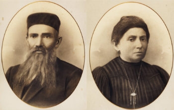 Naomi Bloch's great-grandparents, Shlomo and Esther-Temme Rosenberg, pictured here, led the family's exodus eastward after Russia expelled the Jews of Siauliai in 1915. (Courtesy Naomi Bloch)