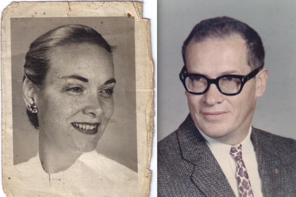 Zipora Saar’s cousin Philip Walrod, shown while serving as a California school’s headmaster, and his second wife Dory, a physician. (Courtesy of Duane Walrod)