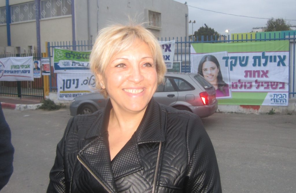 Anett Haskia fared poorly in the Jewish Home party primary on Jan. 14. (Ben Sales)