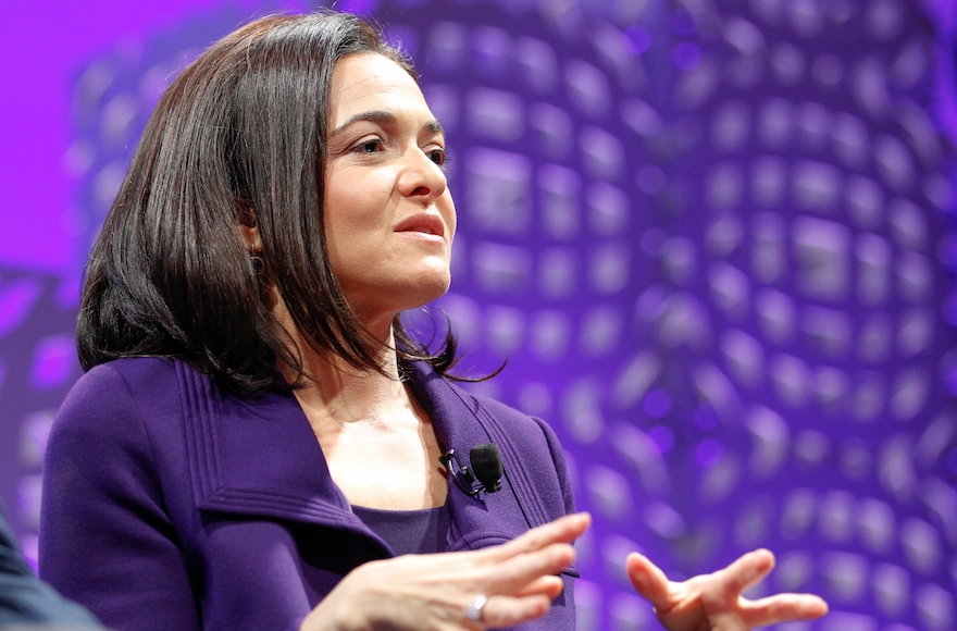 Sheryl Sandberg speaking on a panel at the Fortune Global Forum at the Fairmont Hotel in San Francisco, California, Nov. 3, 2015. (Kimberly White/Getty Images for Fortune)