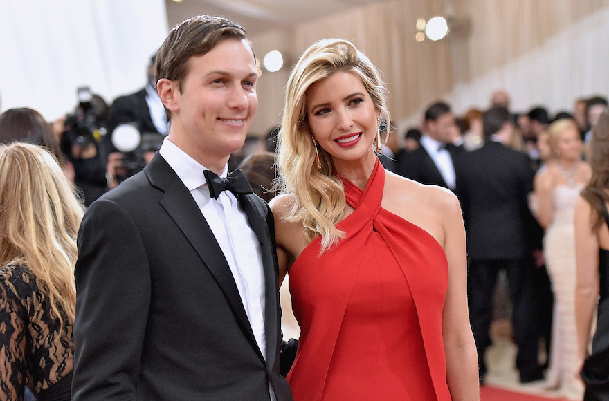 Jared Kushner and wife Ivanka Trump attending the "Manus x Machina: Fashion In An Age Of Technology" Costume Institute Gala at Metropolitan Museum of Art in New York City, May 2, 2016. (Mike Coppola/Getty Images for People.com)