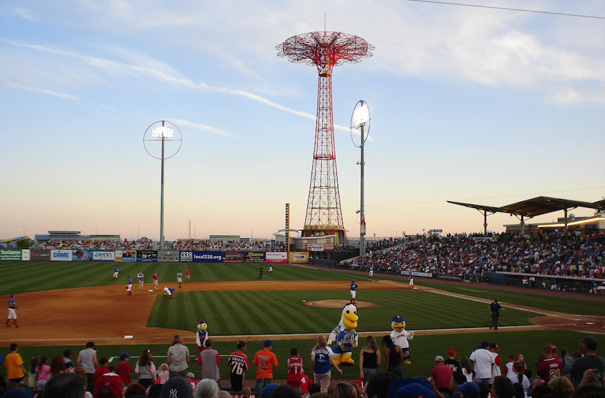 A view of MCU Park, formerly known as Keyspan Park, in Coney Island, Brooklyn. (Wikimedia Commons)