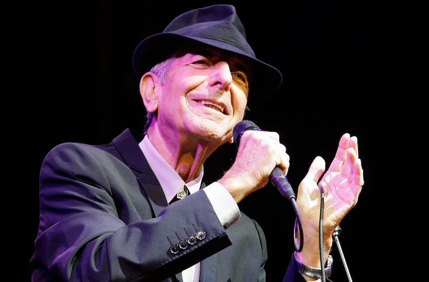 Leonard Cohen performing during the Coachella Valley Music & Arts Festival 2009 at the Empire Polo Club in Indio, Cali., April 17, 2009. (Paul Butterfield/Getty Images)
