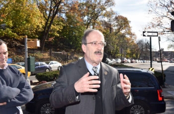 Rep. Eliot Engel, D-NY, attending a memorial vigil for victims of the Paris terror attack at the Riverdale Monument in the Bronx neighborhood in New York City, Nov. 15, 2015. (Eugene Gologursky/Getty Images)