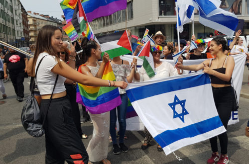 In Sweden, Jews and Muslims united around Israeli flags at a gay pride ...