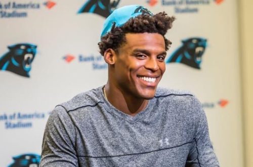 cam newton blue hat