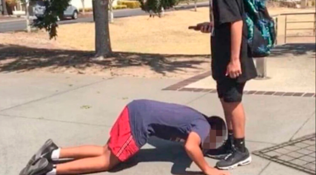 Photo Of Australian Jewish Boy Being Forced To Kiss Classmate S Shoes   Screen Shot 2019 10 03 At 4.42.24 PM 1024x569 