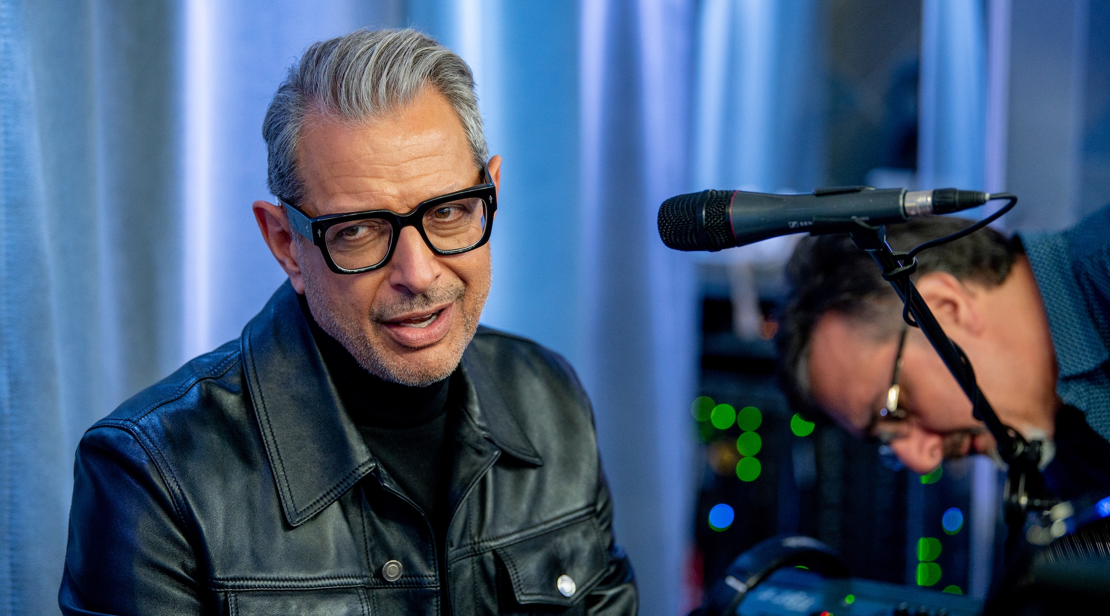 Jeff Goldblum at SiriusXM Studios in New York City, Nov. 11, 2019. (Roy Rochlin/Getty Images)