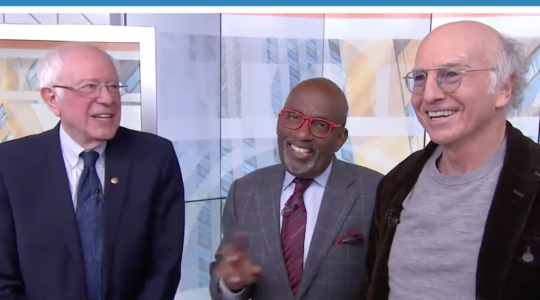 Larry David And Bernie Sanders Appear Together On The Today Show Jewish Telegraphic Agency