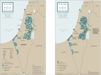 Trump S Israeli Palestinian Peace Plan Runs 181 Pages These 2 Maps   Maps 350x258 