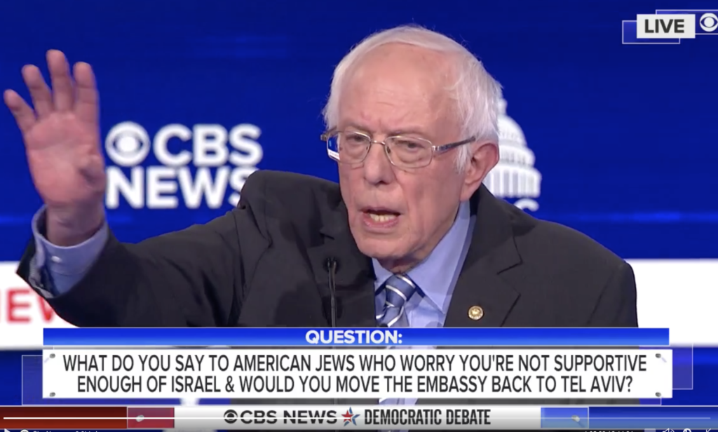 Bernie Sanders Criticizes Netanyahu As Democratic Presidential Debate ...