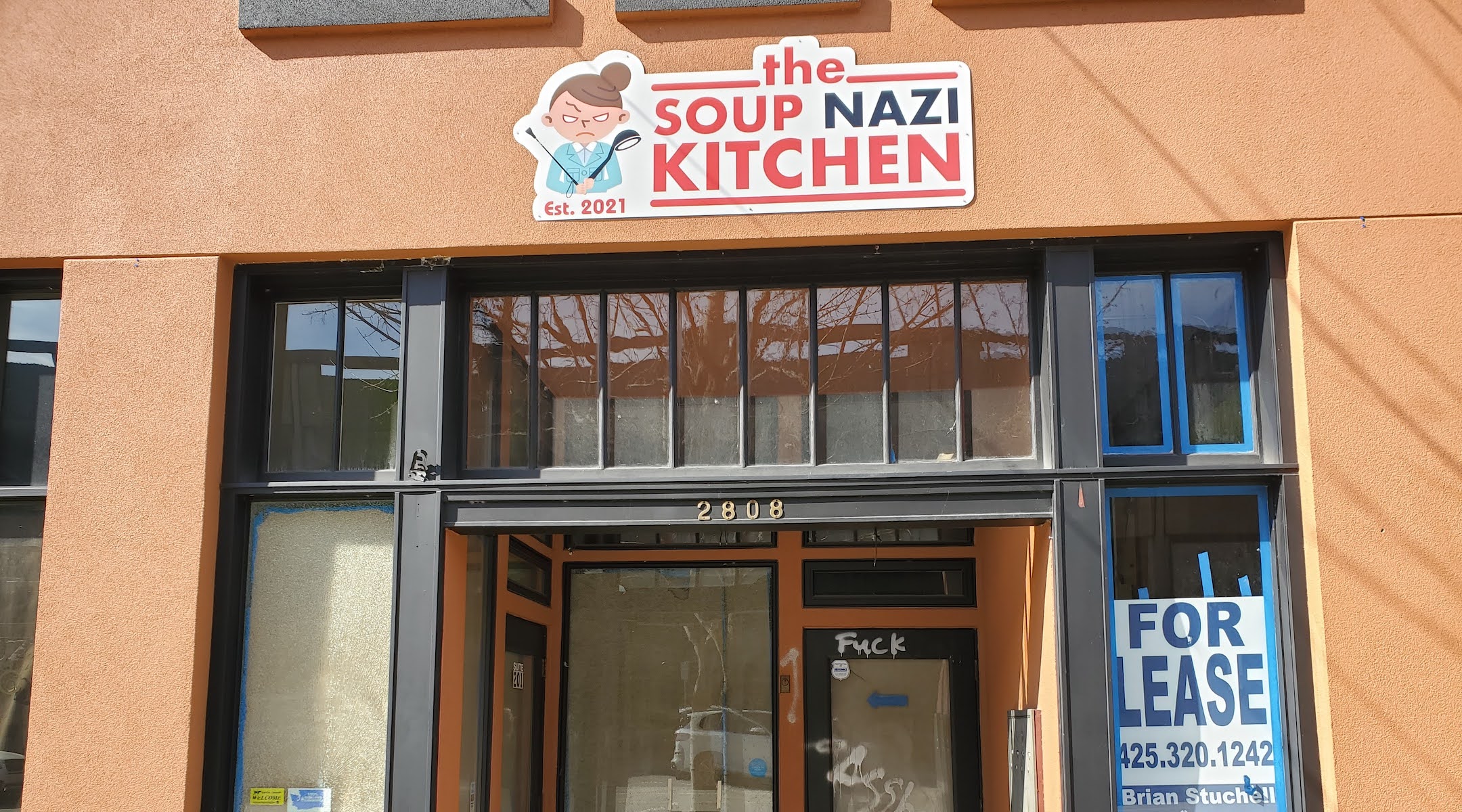 Soup Nazi Kitchen Restaurant Name Provokes Anger And Vandalism In   20210317 120552 