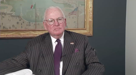 Chicago Alderman Ed Burke, shown here in 2018, is on trial for corruption. (Screen shot from YouTube)