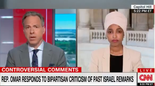 Rep. Ilhan Omar in conversation with Jake Tapper