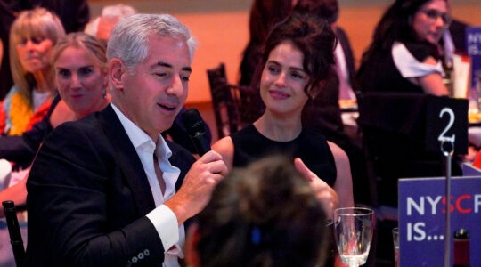 Bill Ackman, left, and Neri Oxman