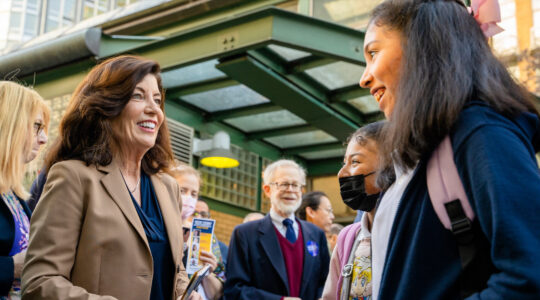 Kathy Hochul on the UWS