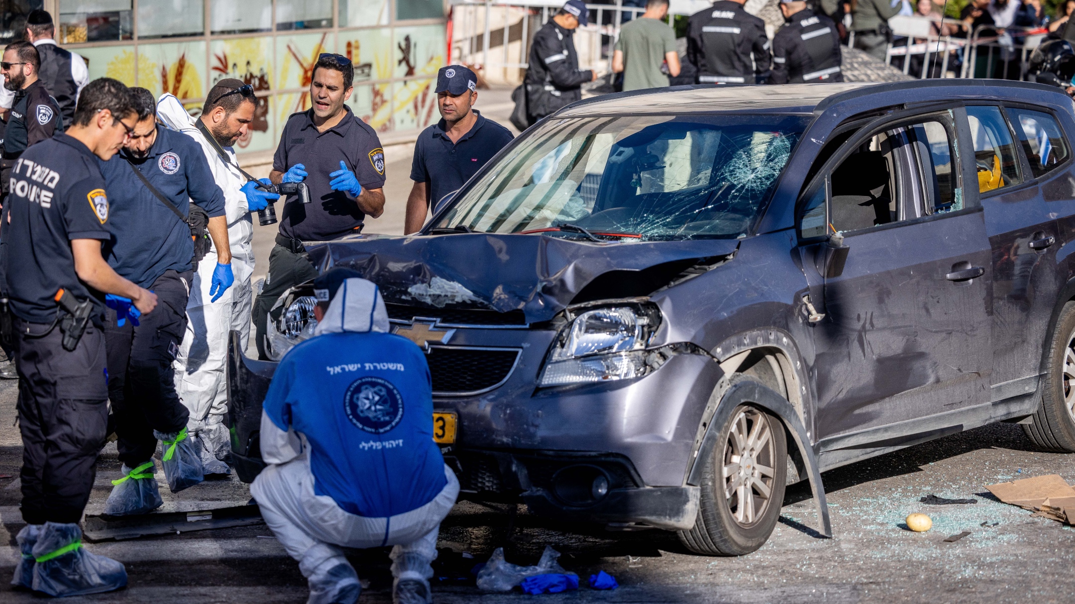 Car Ramming In Jerusalem Wounds 5, 1 Seriously; Driver Shot Dead By A ...