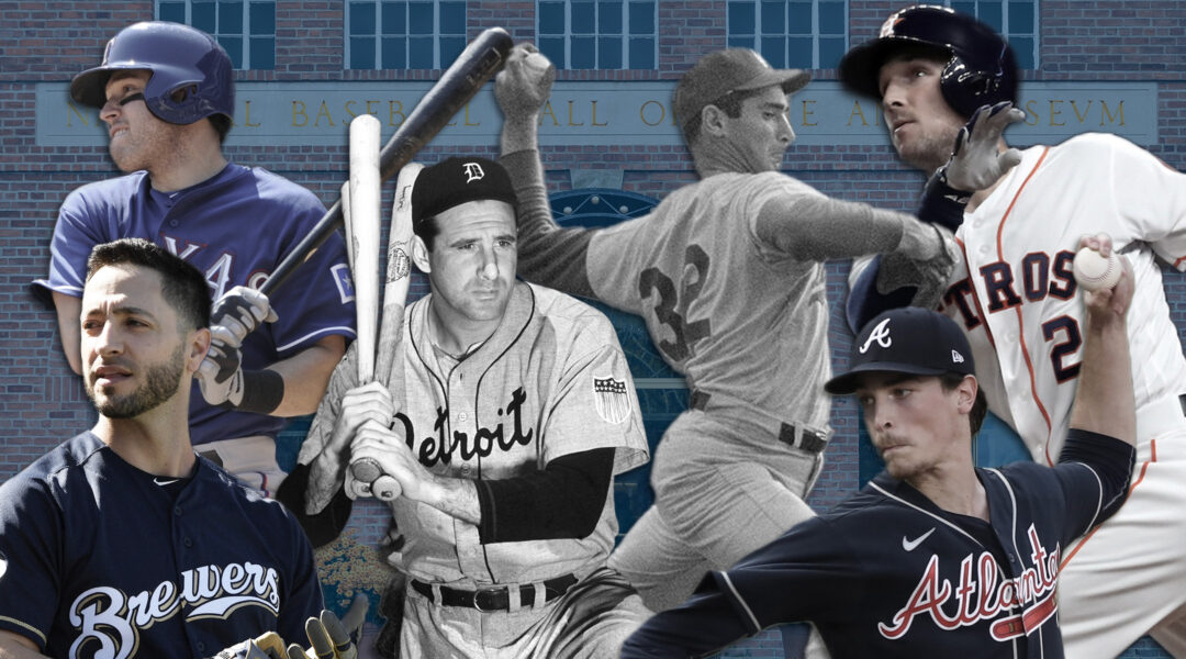 Ryan Braun, Ian Kinsler, Hank Greenberg, Sandy Koufax, Max Fried Alex Bregman