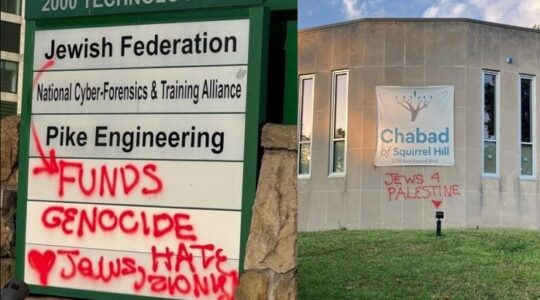 Pittsburgh synagogue vandalism.