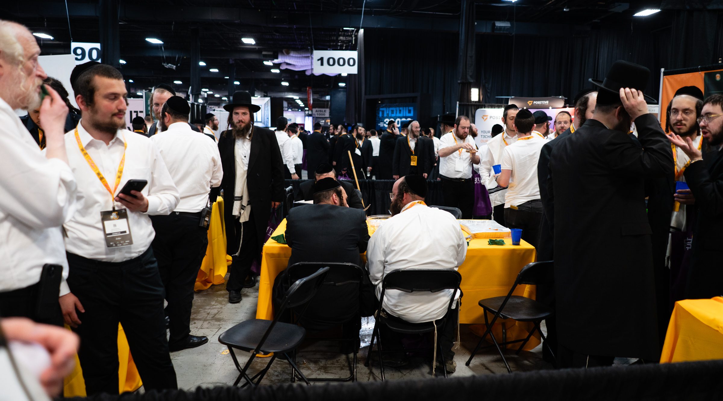 The third annual Satmar Business Expo in Edison, New Jersey, July 17, 2024. (Luke Tress)