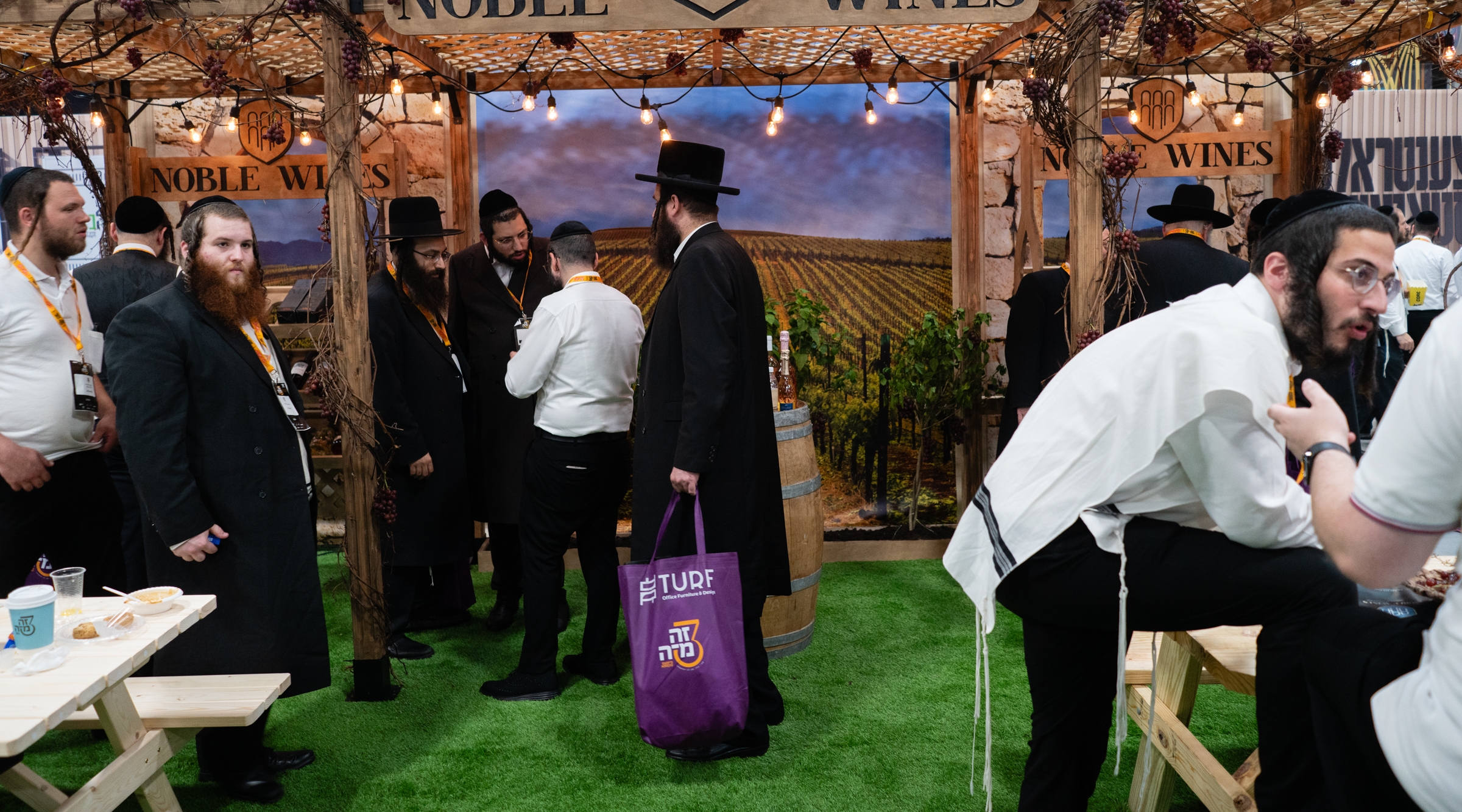 The third annual Satmar Business Expo in Edison, New Jersey, July 17, 2024. (Luke Tress)