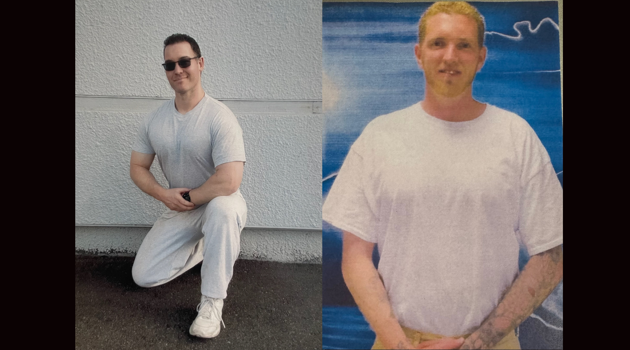 Headshots of two incarcerated men