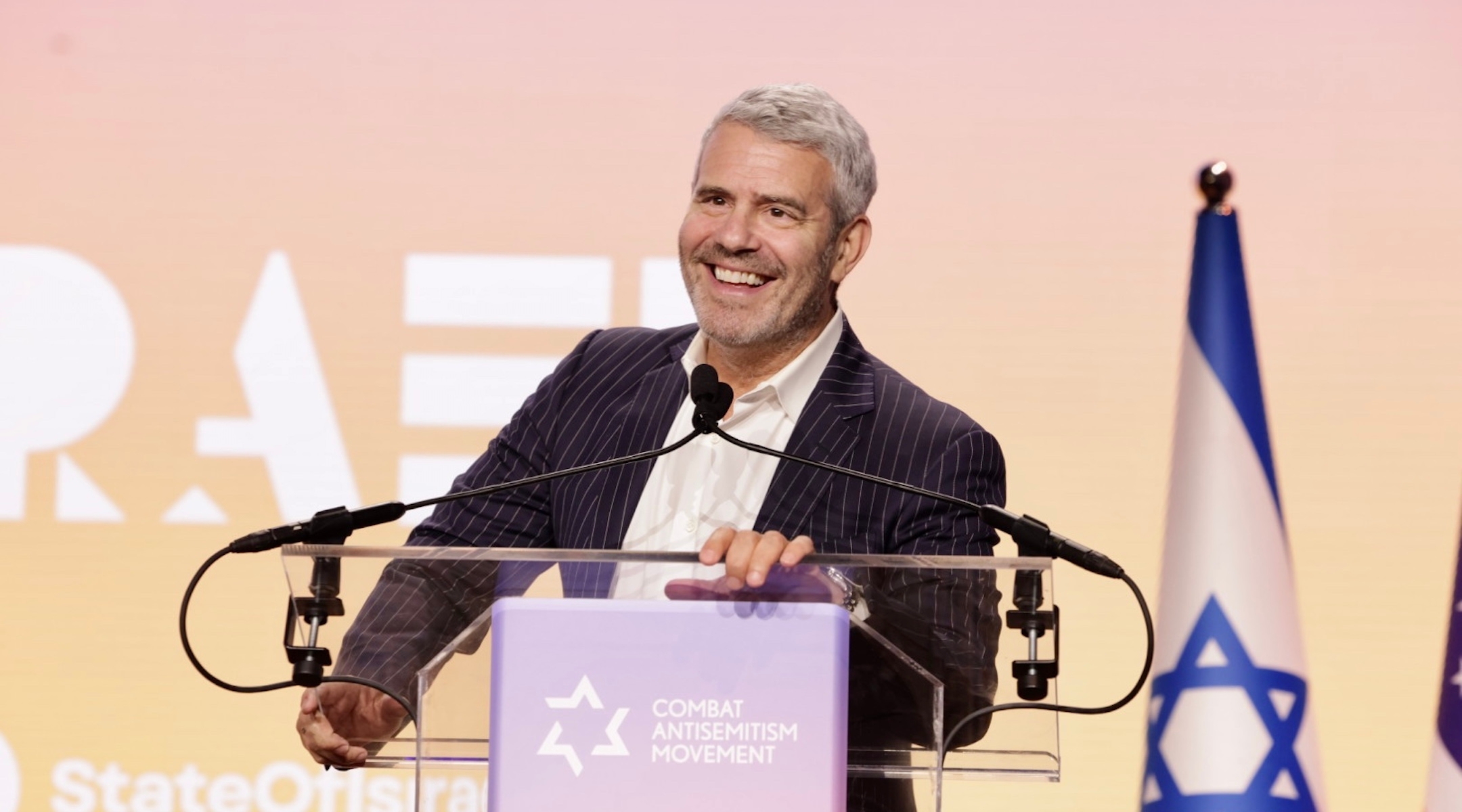 Andy Cohen offers advice to pro-Israel influencers at a New York strategy conference