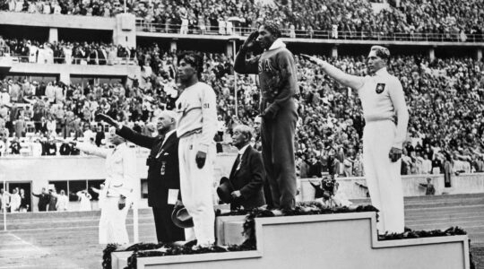 Jesse Owens at the 1936 Berlin Olympics