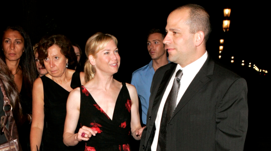 An actress and an agent at a film festival party