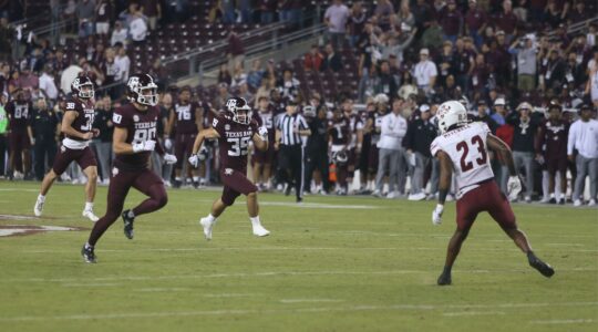 Sam Salz playing football