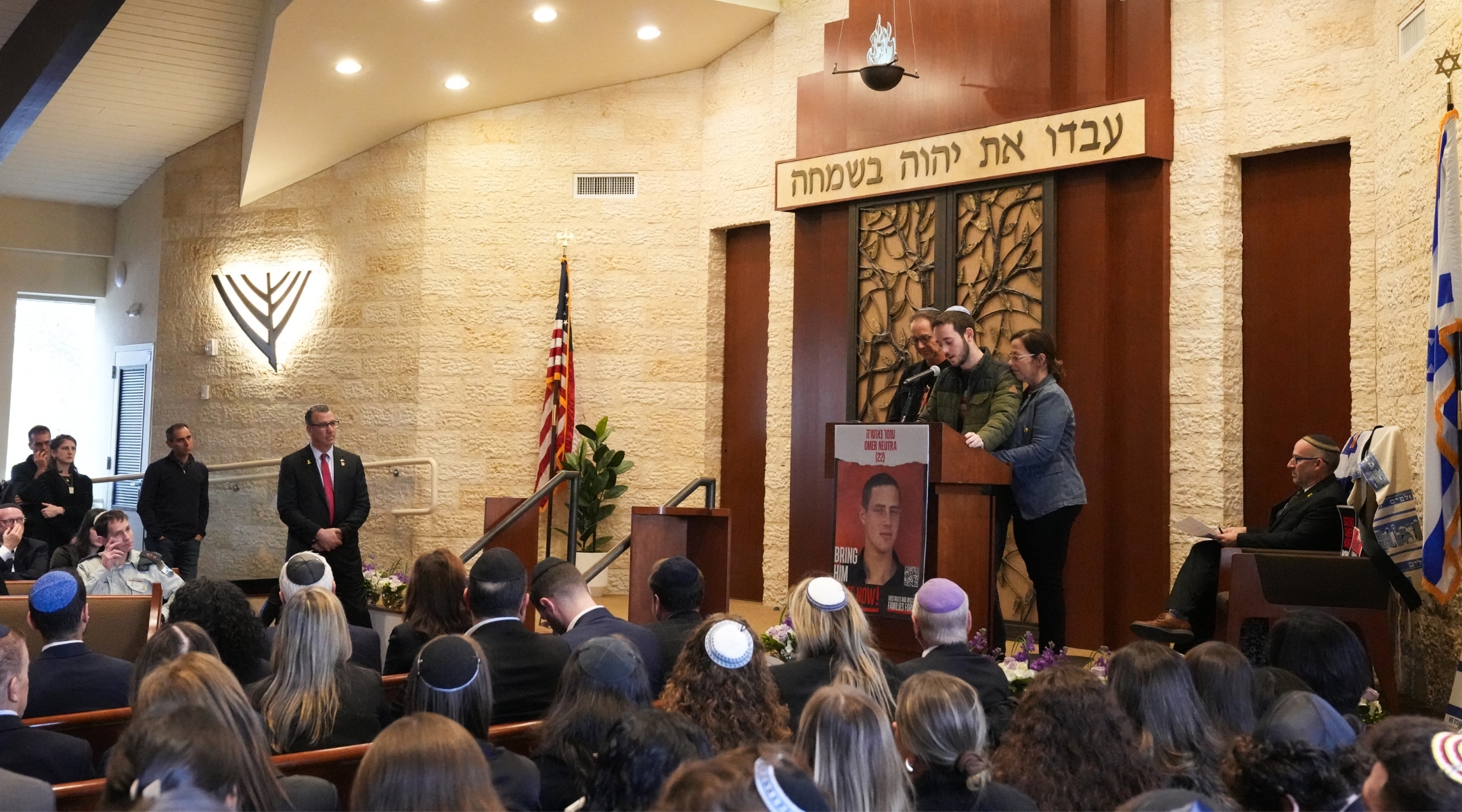 Loved ones gather to memorialize American-Israeli soldier Omer Neutra