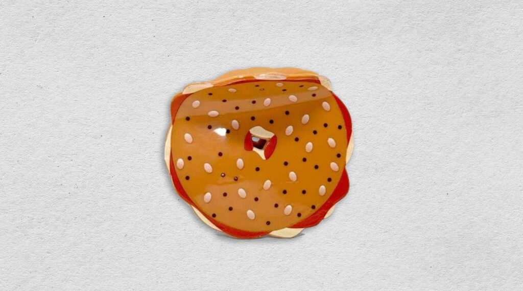 Bagel Lox Hair Clip