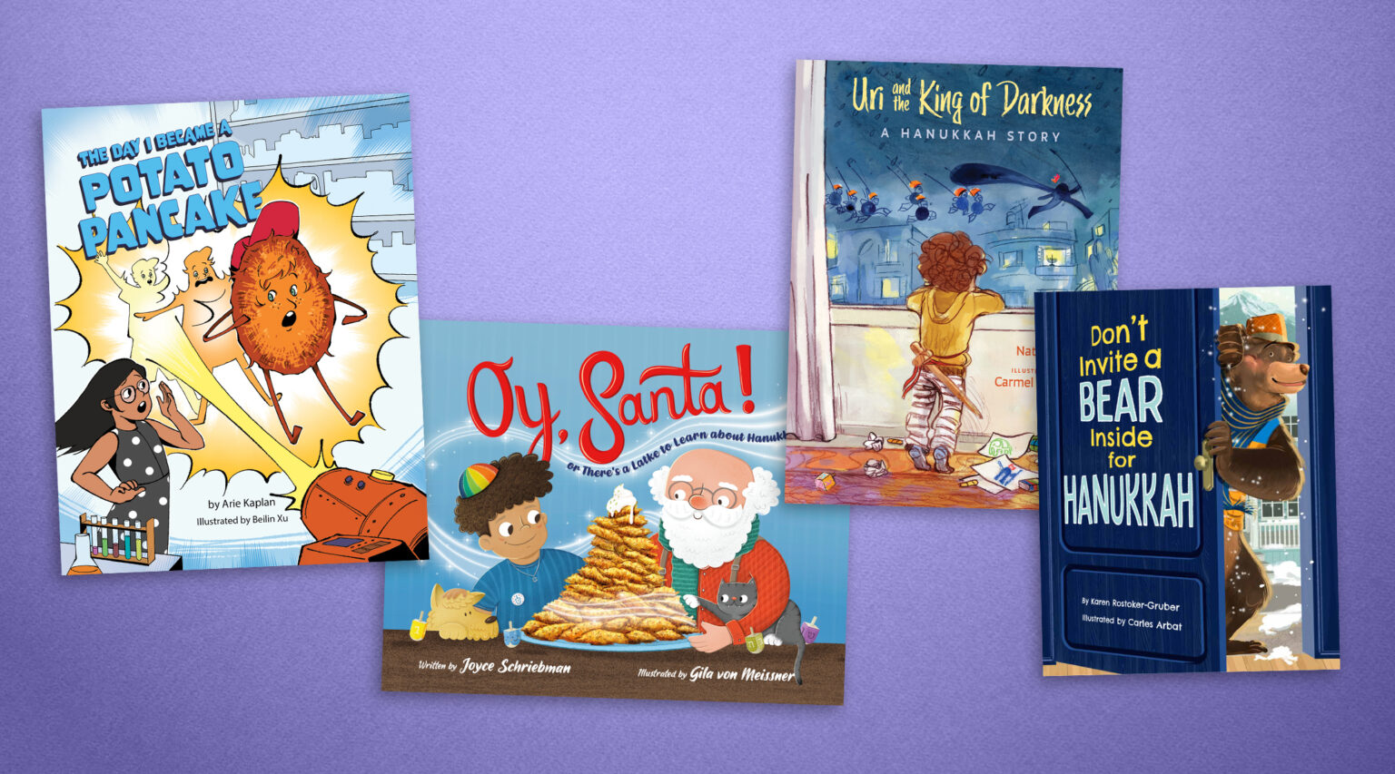 New children's books for Hanukkah channel 2024's unusual Christmas