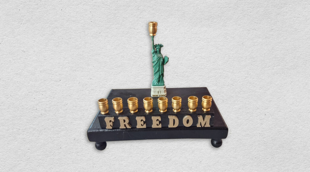 Statue of Liberty Freedom Menorah