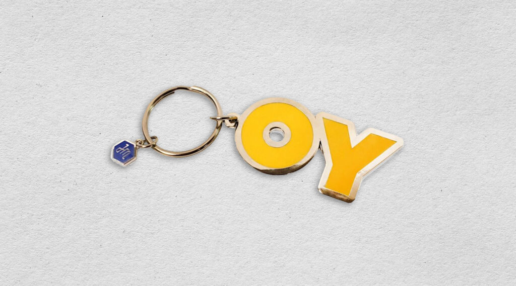 Deborah Kass OY/YO Keychain