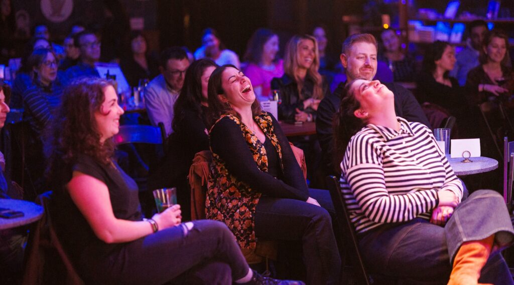 Audience at Caveat Theater.