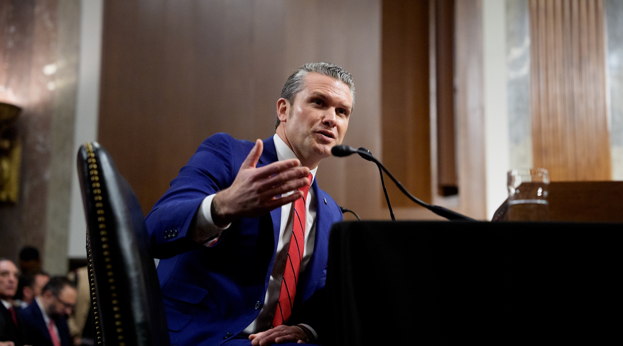 Pete Hegseth faces questions during Senate confirmation hearing