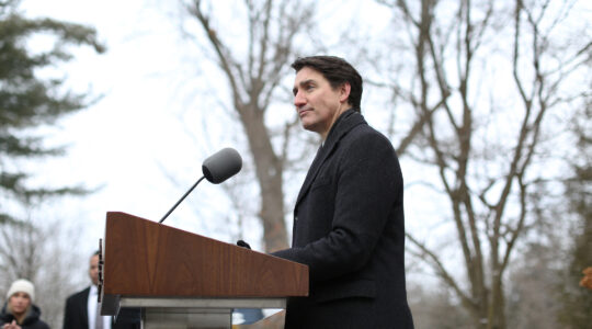 Canada's Prime Minister resigns at an outdoor news conference