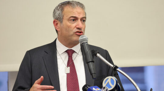 Rabbi Ari Berman, president of Yeshiva University, speaks during an event in August 2024. (Michael M. Santiago/Getty Images)