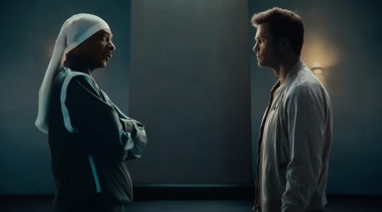 Snoop Dogg (left) and Tom Brady star in a Super Bowl ad calling out hate, produced by Robert Kraft's foundation. (Screenshot)